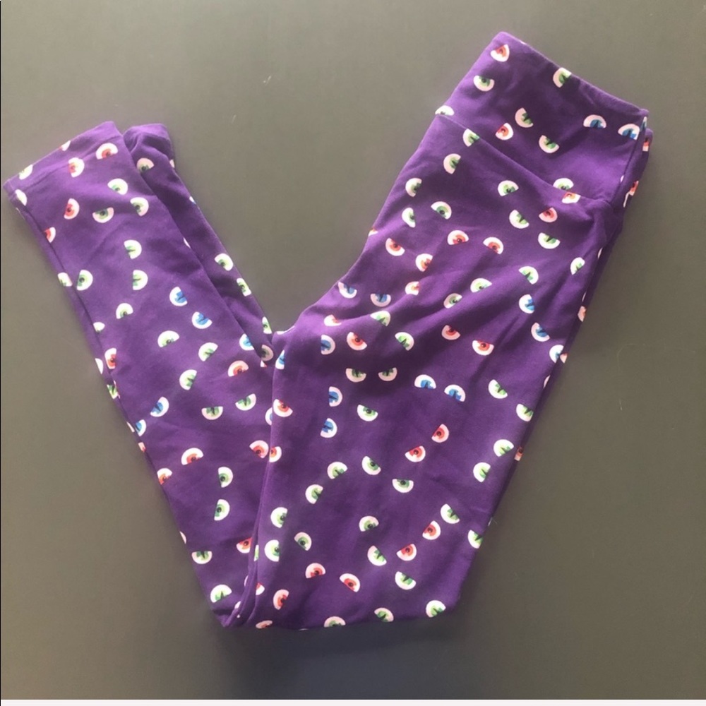 OS LLR Lularoe Halloween leggings one size eyeball - Picture 4 of 4